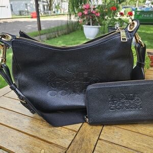 Coach Jes Hobo and matching wallet